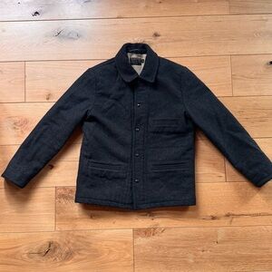 J. Crew Men’s Black 100% Wool Thermore® Jacket